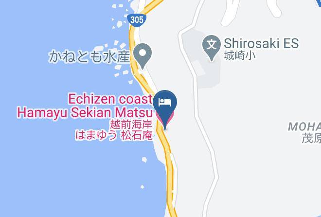 Echizen Townnyu District - Echizen Coast Hamayu Sekian Matsu Maps
