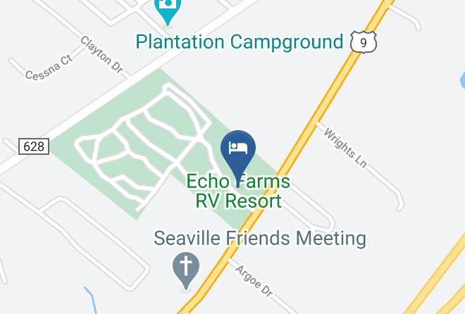 Cape May - Echo Farms Rv Resort Maps