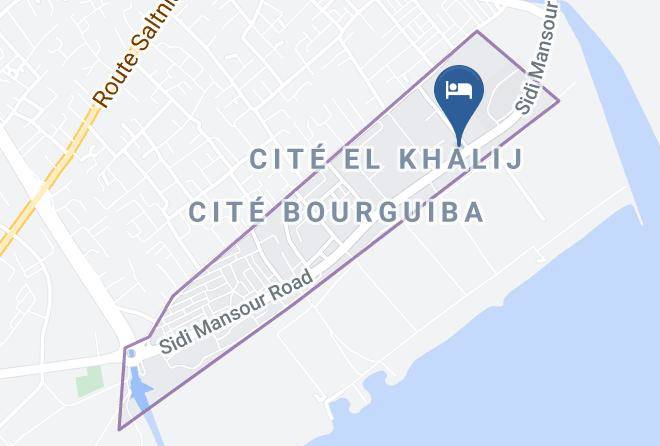 Tunisia - Echourouk Hotel Maps