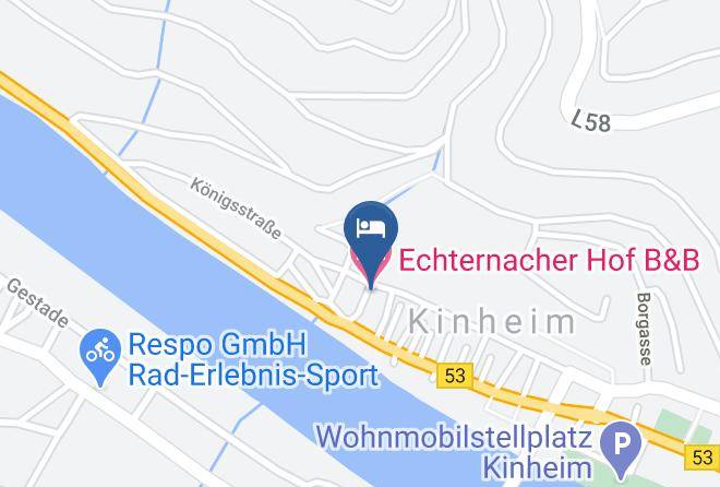 Bernkastel Wittlich - Echternacher Hof B&b Maps