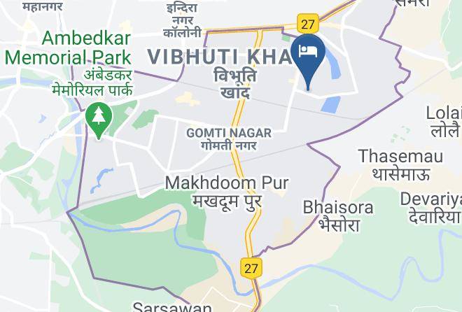 Lucknow - Eclat Suites Mint Gomti Nagar Maps