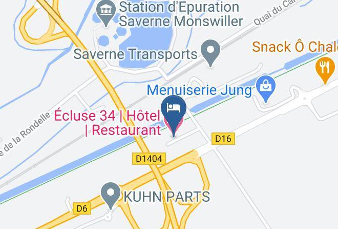 Bas Rhin - Ecluse 34 Hotel Restaurant Maps