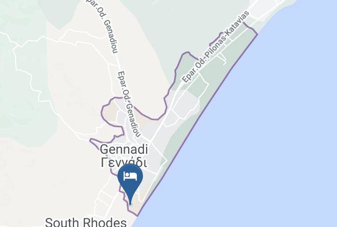 Dodecanese - Eco Beach And Magic Garden Hotel Maps