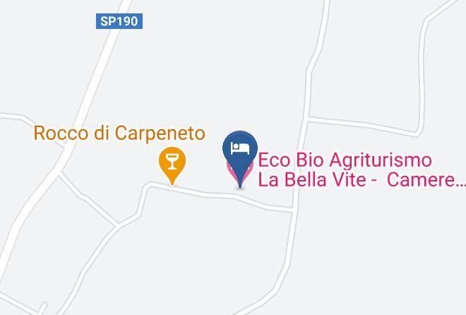 Alessandria - Eco Bio Agriturismo La Bella Vite Camere Con Vigna Maps
