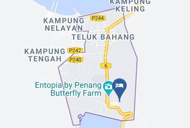 Teluk Bahang - Eco Capsule Resort Teluk Bahang Penang Maps
