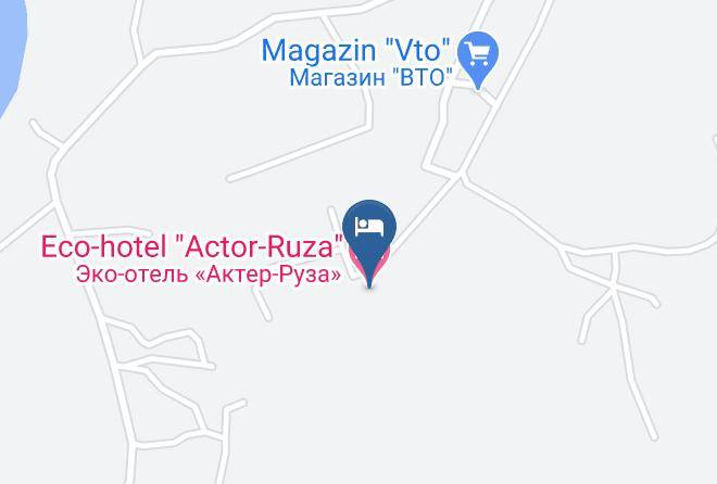 Eco Hotel Actor Ruza Carta Geografica - Moscow - Ruzsky District
