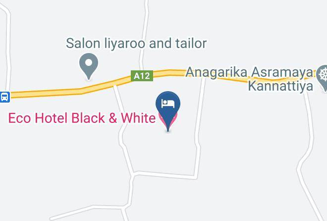 Eco Hotel Black & White Map