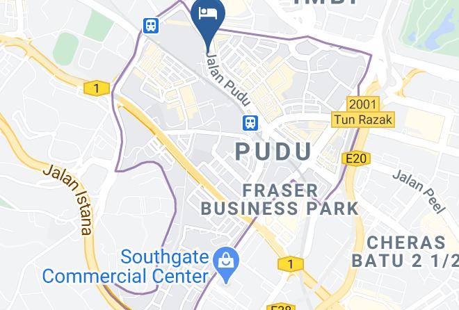 Kuala Lumpur - Eco Hotel Bukit Bintang Maps