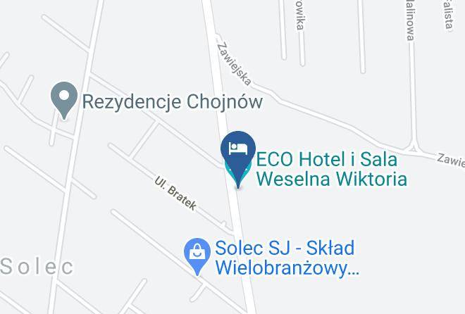 Eco Hotel I Sala Weselna Wiktoria Map