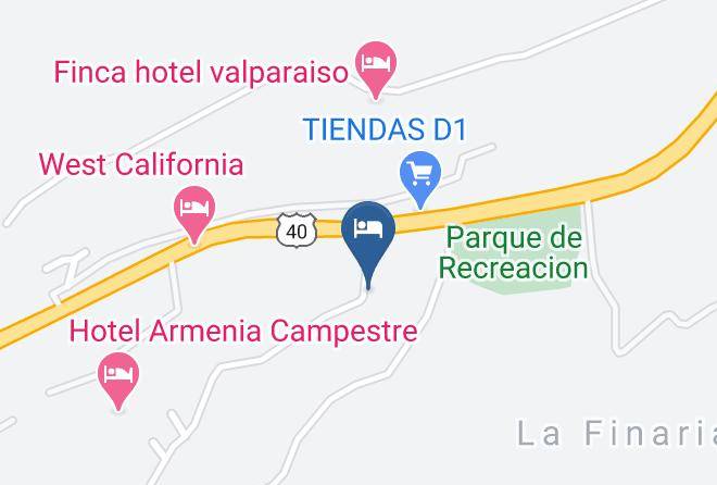Armenia - Eco Hotel Las Palmas Maps