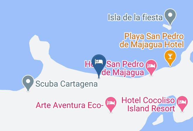 Cartagena De Indias - Eco Hotel Luxury Islas Del Rosario Maps