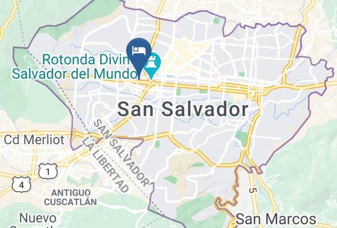 San Salvador - Eco Hotel Mariscal Maps