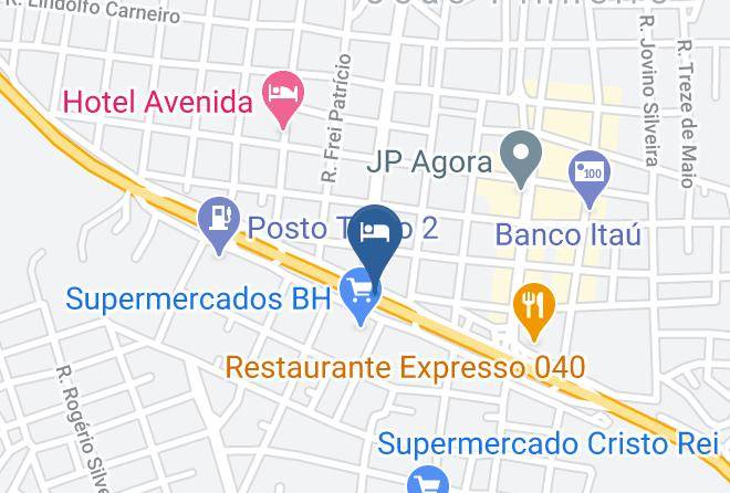 Joao Pinheiro - Eco Hotel Praia Park Maps