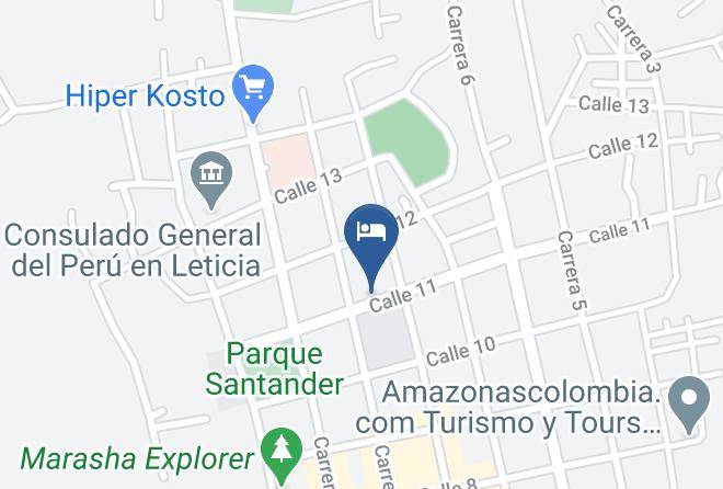 Leticia - Eco Hotel Santa Lucia Maps