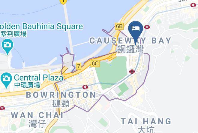 Hong Kong - Eco Tree Hotel Causeway Bay Maps