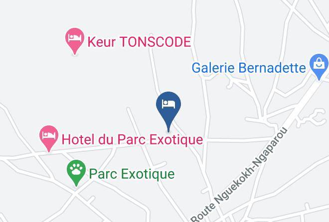 Mbour - Ecogite Degg Jamm Nguerigne Maps