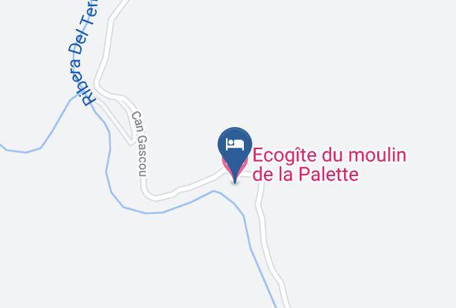 Pyrenees Orientales - Ecogite Du Moulin De La Palette Maps