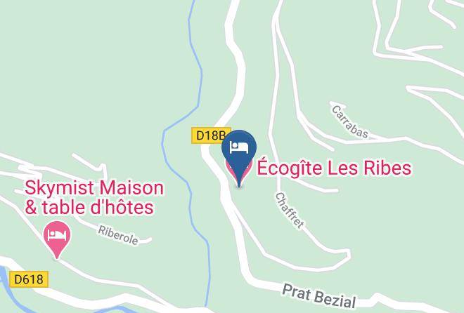Ariege - Ecogite Les Ribes Maps