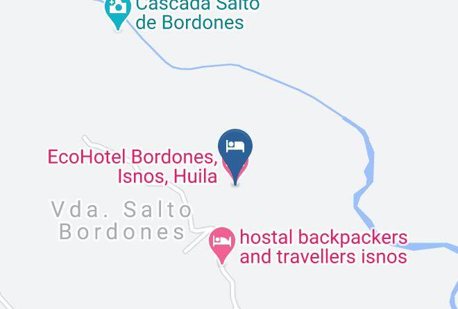 Isnos - Ecohotel Bordones Isnos Huila Maps