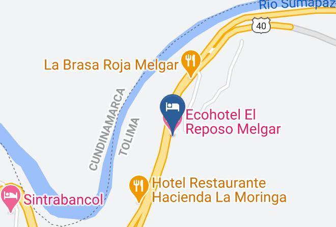 Melgar - Ecohotel El Reposo Melgar Maps