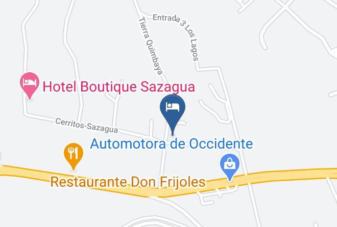 Ecohotel Teocalli Map