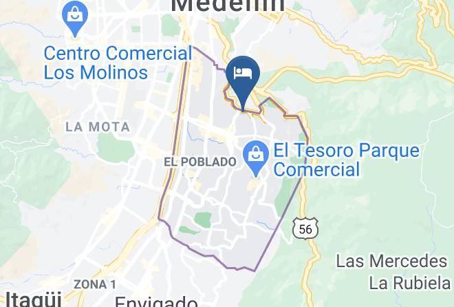 Medellin - Ecohub Hotel Medellin Maps