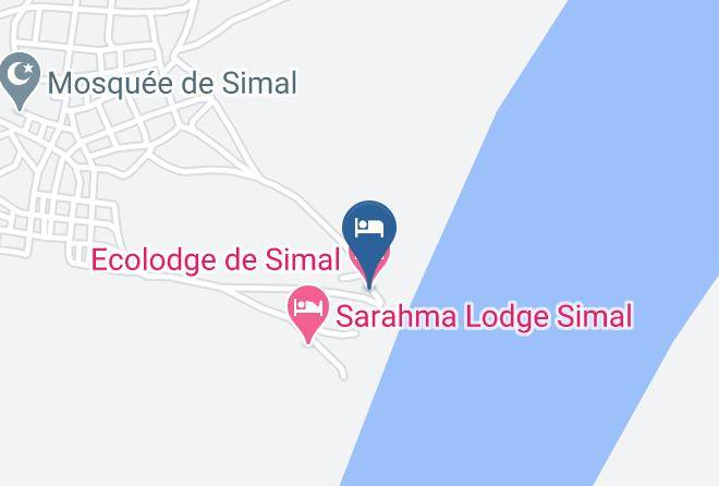 Fimela - Ecolodge De Simal Maps