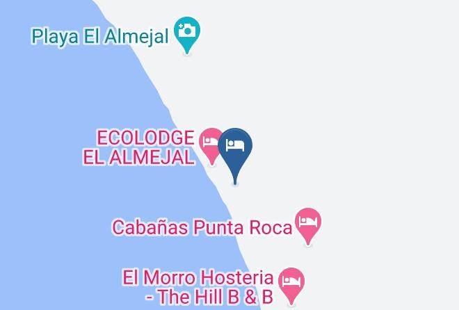 Ecolodge Playa Alegre Map