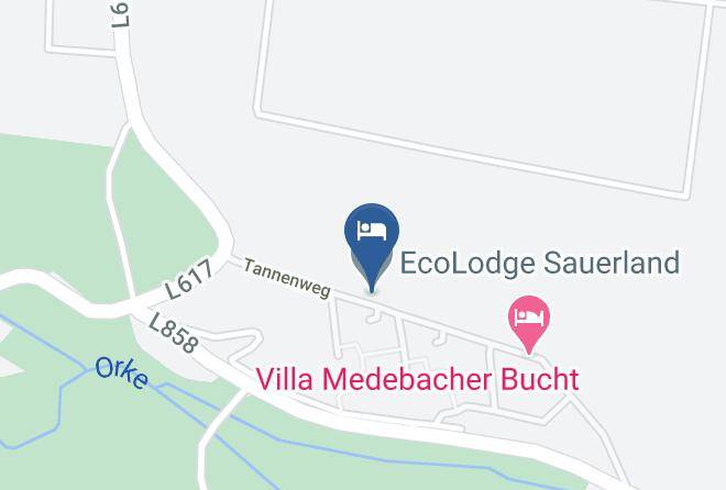 Hochsauerlandkreis - Ecolodge Sauerland Maps