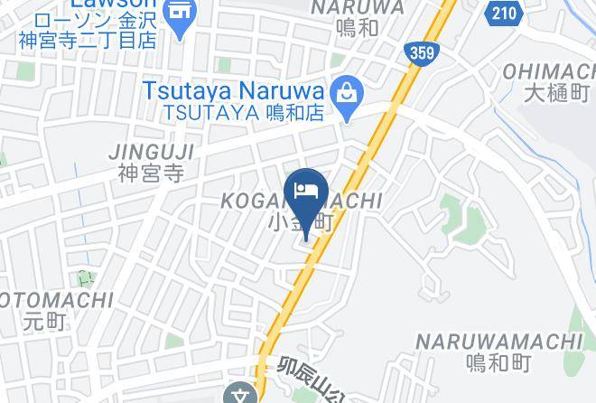 Kanazawa City - Econo Higashi Kanazawa Maps