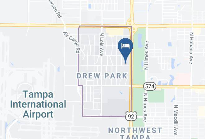 Hillsborough - Econo Lodge Airport At Rj Stadium Maps