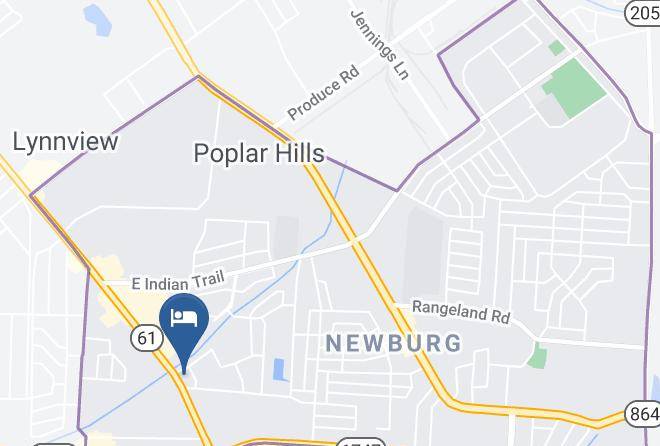 Jefferson - Econo Lodge Airport Louisville Maps