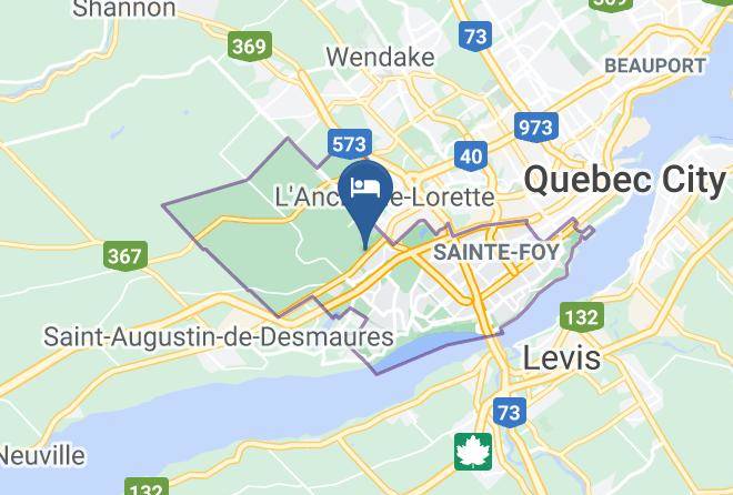 Capitale Nationale - Econo Lodge Airport Maps