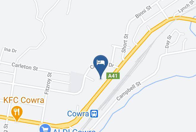 Cowra - Econo Lodge Alabaster Maps