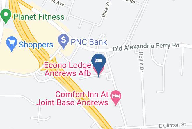 Econo Lodge Andrews Afb Map