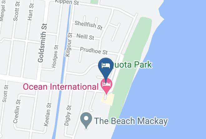 Econo Lodge Beachside Map