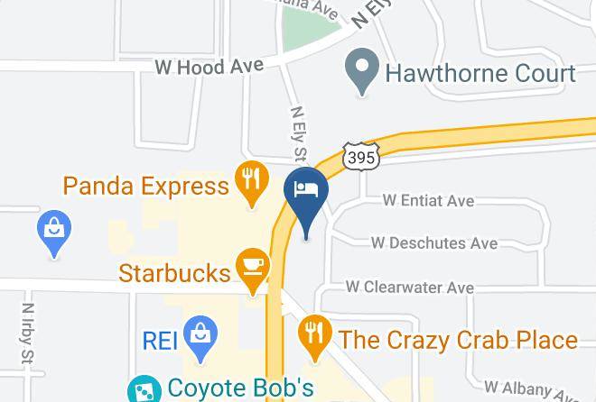 Benton - Econo Lodge Kennewick Maps
