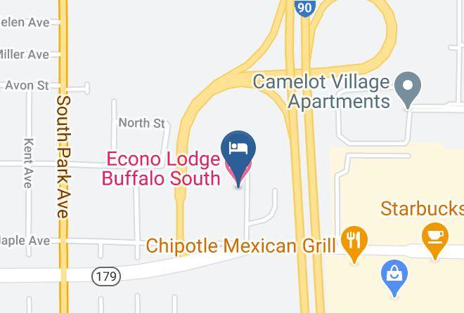 Erie - Econo Lodge Buffalo South Maps