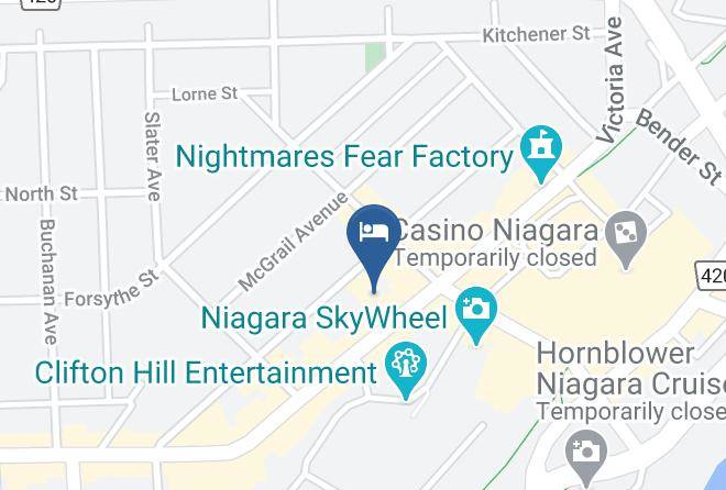 Niagara - Econo Lodge By The Niagara Falls Maps