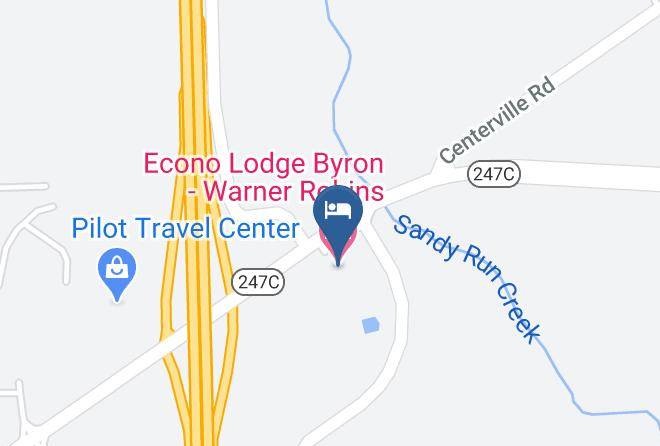 Peach - Econo Lodge Byron Warner Robins Maps