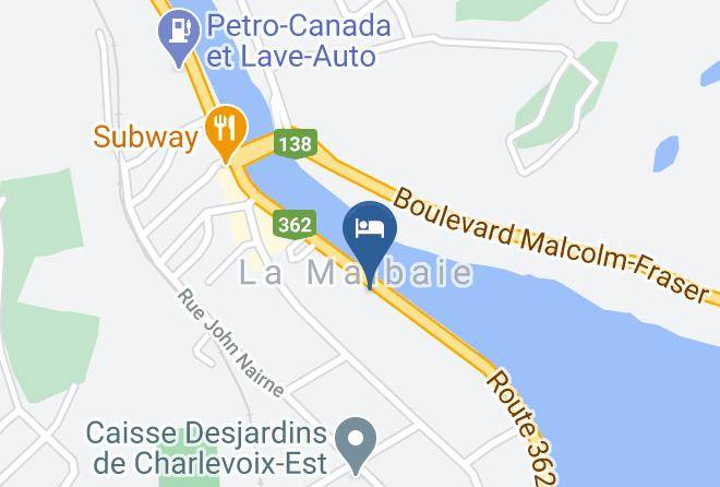 Charlevoix Est Regional County Municipality - Econo Lodge La Malbaie Maps
