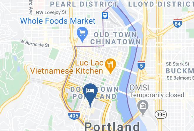 Multnomah - Econo Lodge City Center Portland Maps