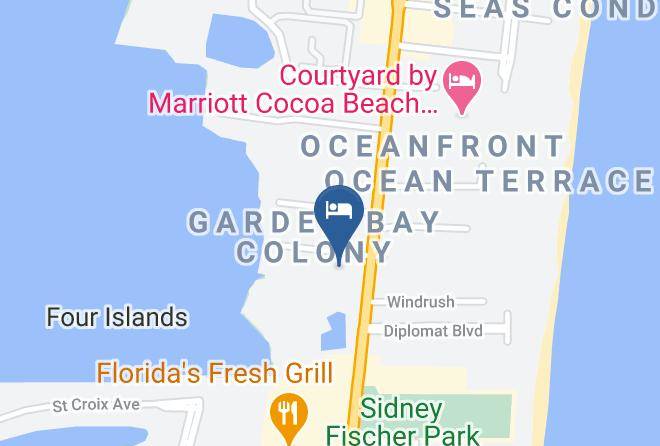 Brevard - Econo Lodge Cocoa Beach Near The Port Maps