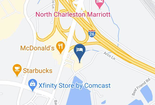 Econo Lodge Coliseum Map