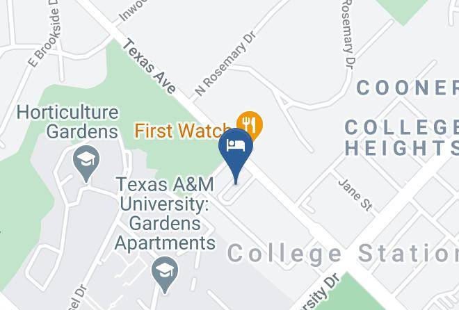 Brazos - Knights Inn College Station Maps
