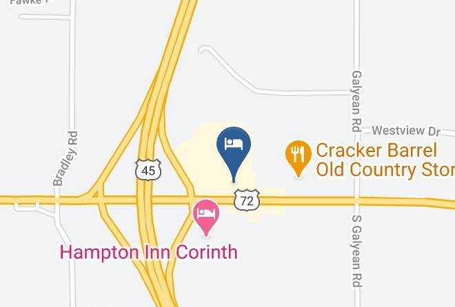 Alcorn - Econo Lodge Corinth Maps