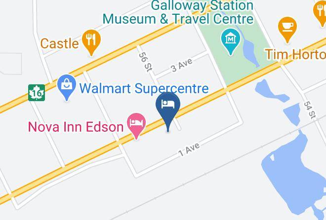 Division 14 - Econo Lodge In Edson Maps