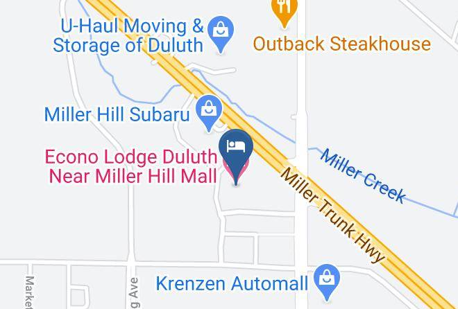 St Louis - Econo Lodge Duluth Near Miller Hill Mall Maps