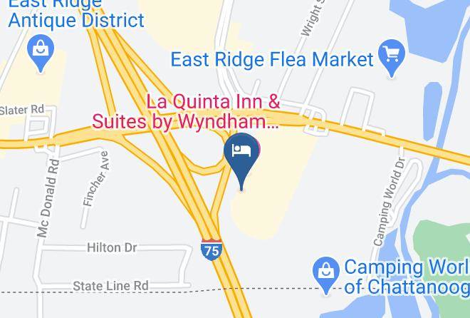 Hamilton - Econo Lodge East Ridge Maps