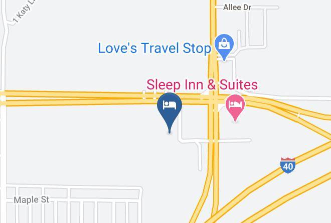 Beckham - Econo Lodge Elk City Maps